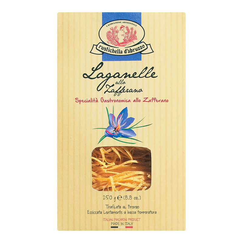 Laganelle alla Zafferano Eiernudeln mit Safran von Rustichella, 250 g weitere Ansicht Laganelle alla Zafferano Eiernudeln mit Safran von Rustichella, 250 g