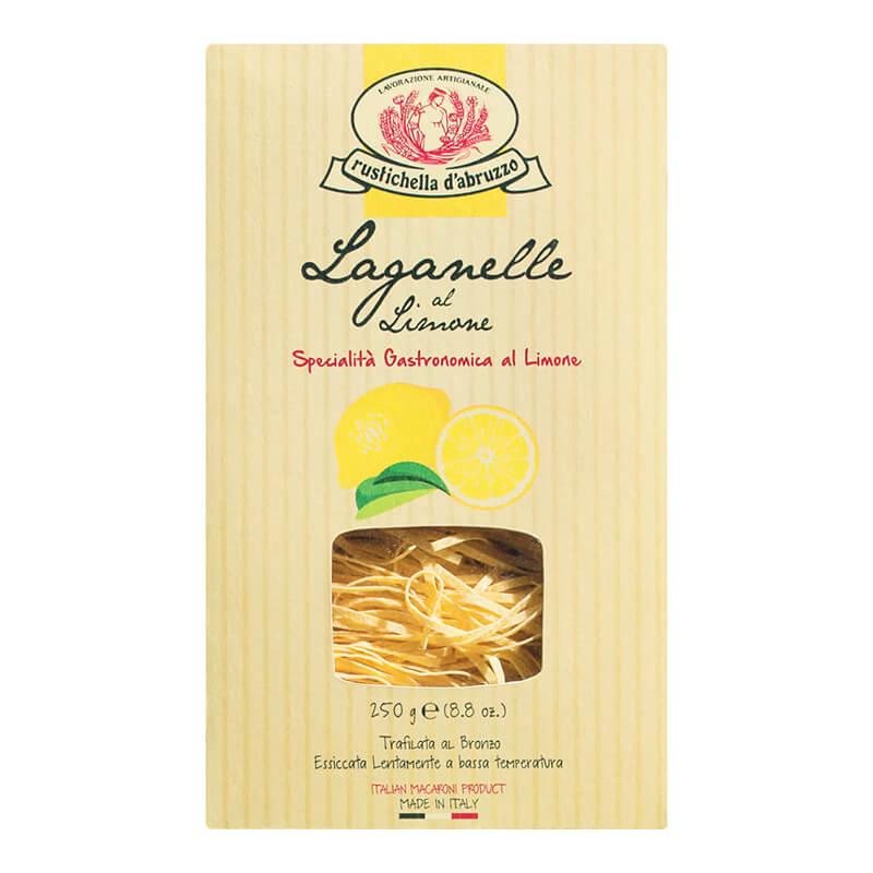 Laganelle al Limone Eiernudeln mit Zitrone von Rustichella, 250 g weitere Ansicht Laganelle al Limone Eiernudeln mit Zitrone von Rustichella, 250 g