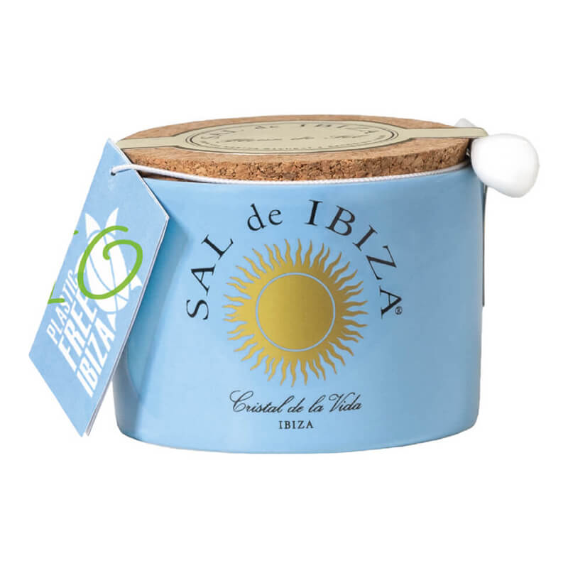 Mar Blau Fleur de Sel mit Knoblauch von Sal de Ibiza Bio, 140 g weitere Ansicht Mar Blau Fleur de Sel mit Knoblauch von Sal de Ibiza Bio, 140 g