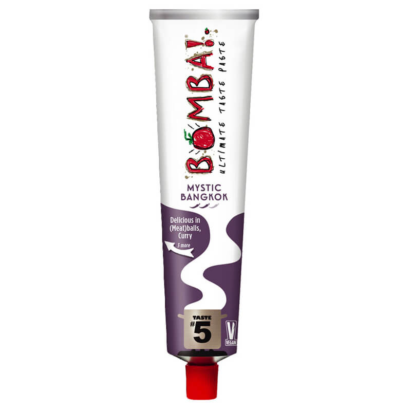 Bomba Mystic Bangkok gewürztes Tomatenmark - Asiatische Curry Würzpaste von Taste No. 5, 150 g weitere Ansicht Bomba Mystic Bangkok gewürztes Tomatenmark - Asiatische Curry Würzpaste von Taste No. 5, 150 g