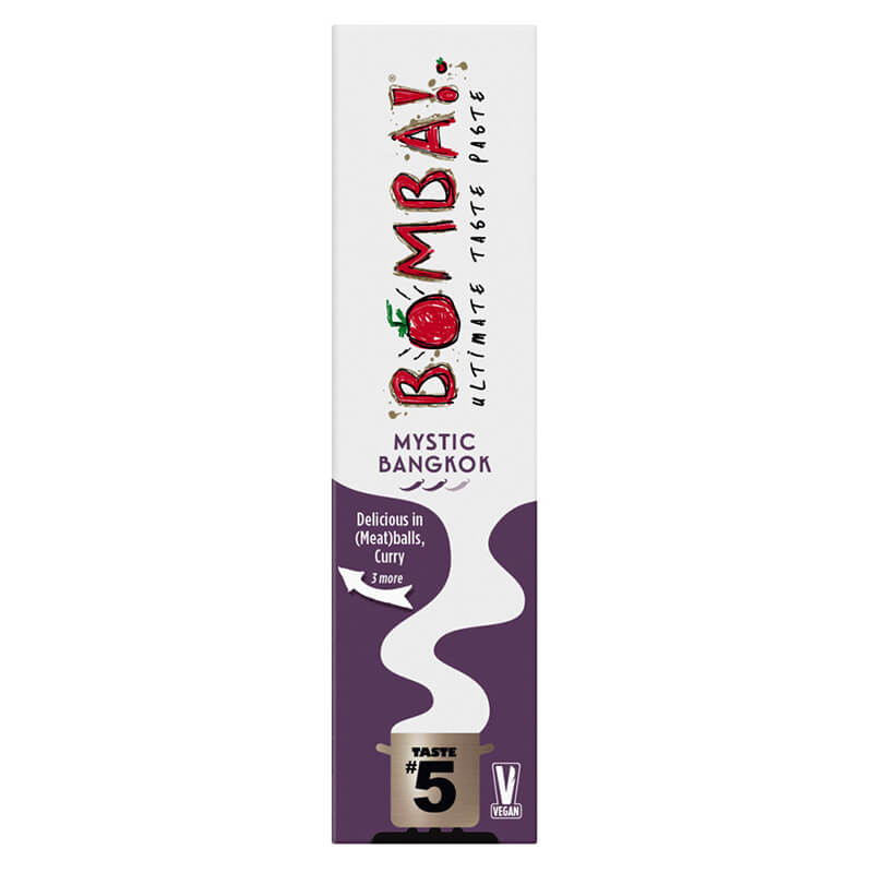 Bomba Mystic Bangkok gewürztes Tomatenmark - Asiatische Curry Würzpaste von Taste No. 5, 150 g weitere Ansicht Bomba Mystic Bangkok gewürztes Tomatenmark - Asiatische Curry Würzpaste von Taste No. 5, 150 g