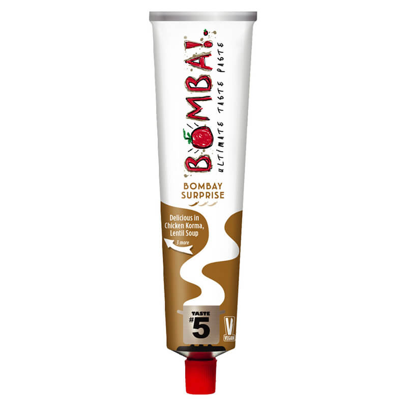 Bomba Bombay Surprise gewürztes Tomatenmark - Indische Curry Würzpaste von Taste No. 5, 150 g weitere Ansicht Bomba Bombay Surprise gewürztes Tomatenmark - Indische Curry Würzpaste von Taste No. 5, 150 g