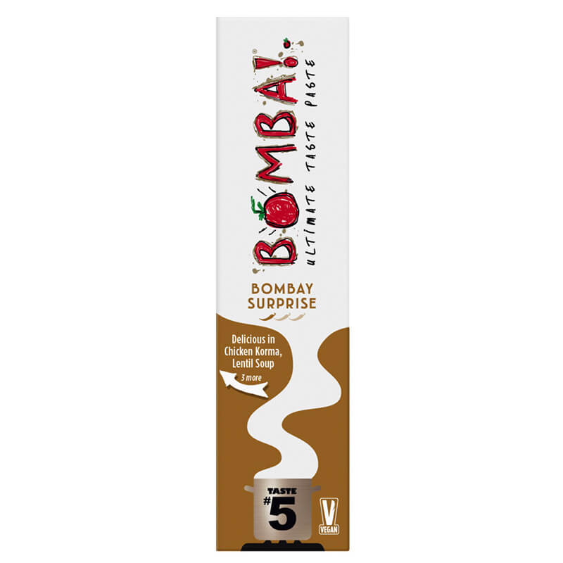 Bomba Bombay Surprise gewürztes Tomatenmark - Indische Curry Würzpaste von Taste No. 5, 150 g weitere Ansicht Bomba Bombay Surprise gewürztes Tomatenmark - Indische Curry Würzpaste von Taste No. 5, 150 g