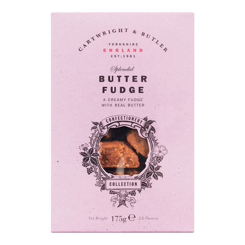 Fudge Weichkaramell mit Butter von Cartwright & Butler, Packung, 175 g weitere Ansicht Fudge Weichkaramell mit Butter von Cartwright & Butler, Packung, 175 g