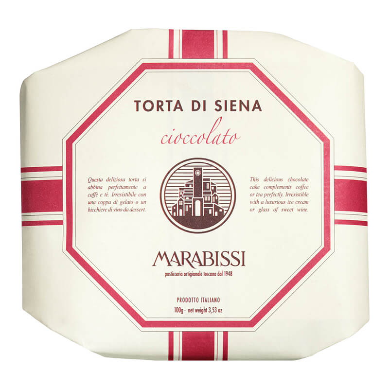 Torta al cioccolato - Panforte mit Schokolade von Marabissi, 100 g weitere Ansicht Torta al cioccolato - Panforte mit Schokolade von Marabissi, 100 g