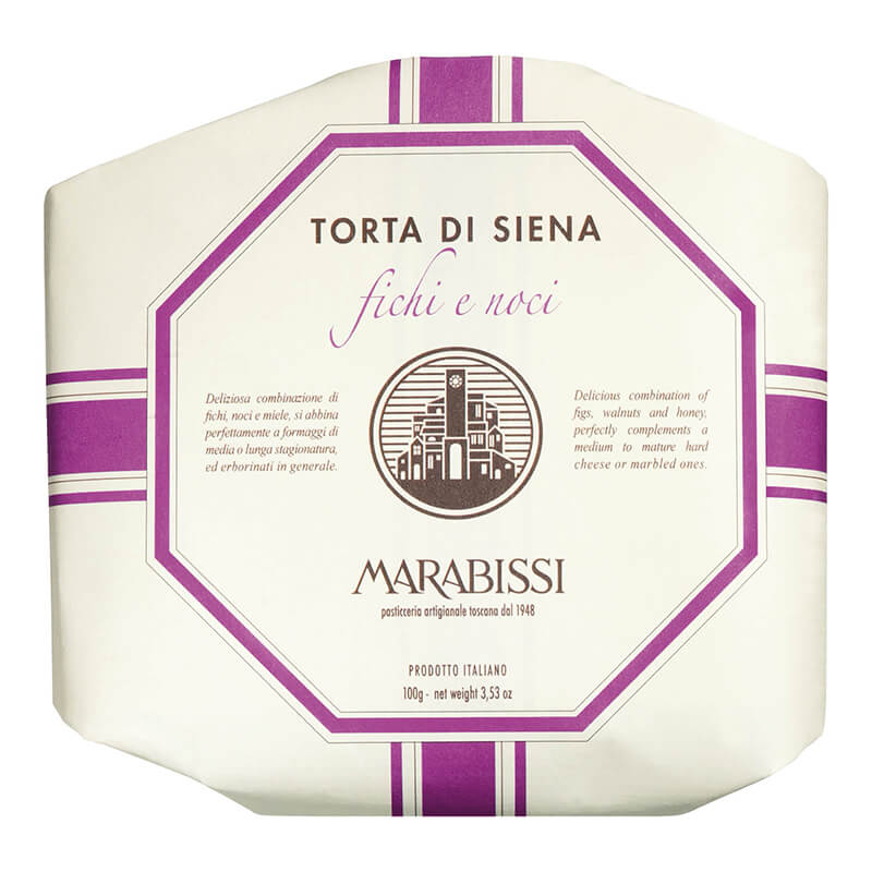 Torta Fichi e Noci - Panforte mit Feigen & Walnüssen von Marabissi, 100 g weitere Ansicht Torta Fichi e Noci - Panforte mit Feigen & Walnüssen von Marabissi, 100 g