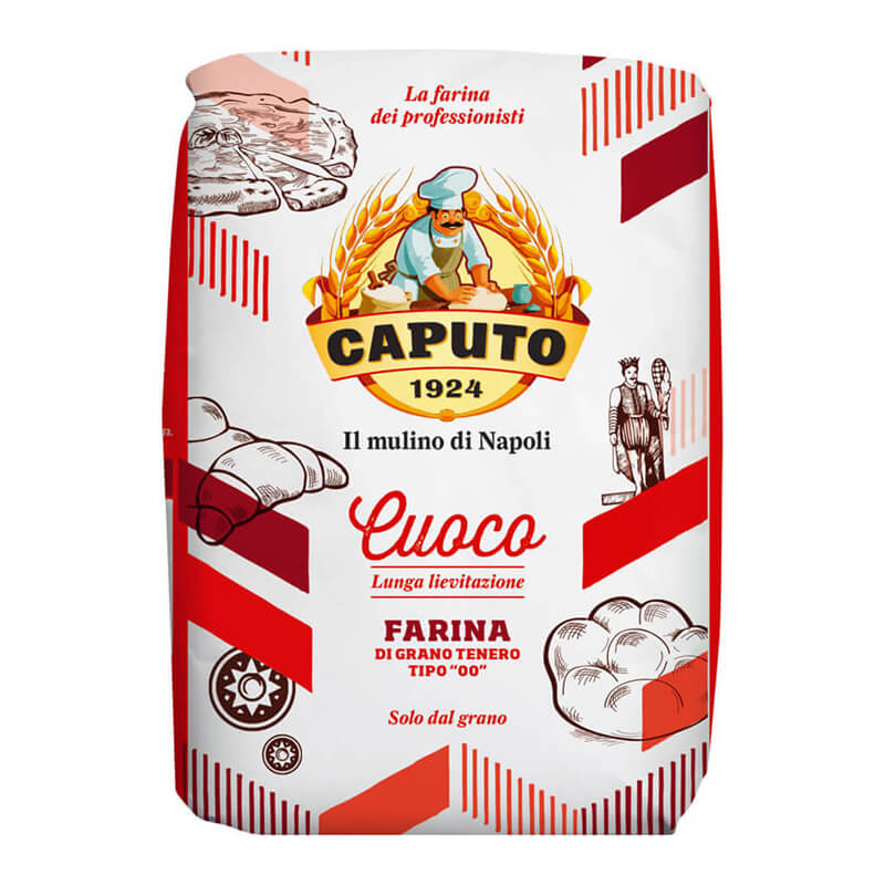 Caputo Farina Cuoco Rossa Pizzamehl Type 00, 1 kg weitere Ansicht Caputo Farina Cuoco Rossa Pizzamehl Type 00, 1 kg