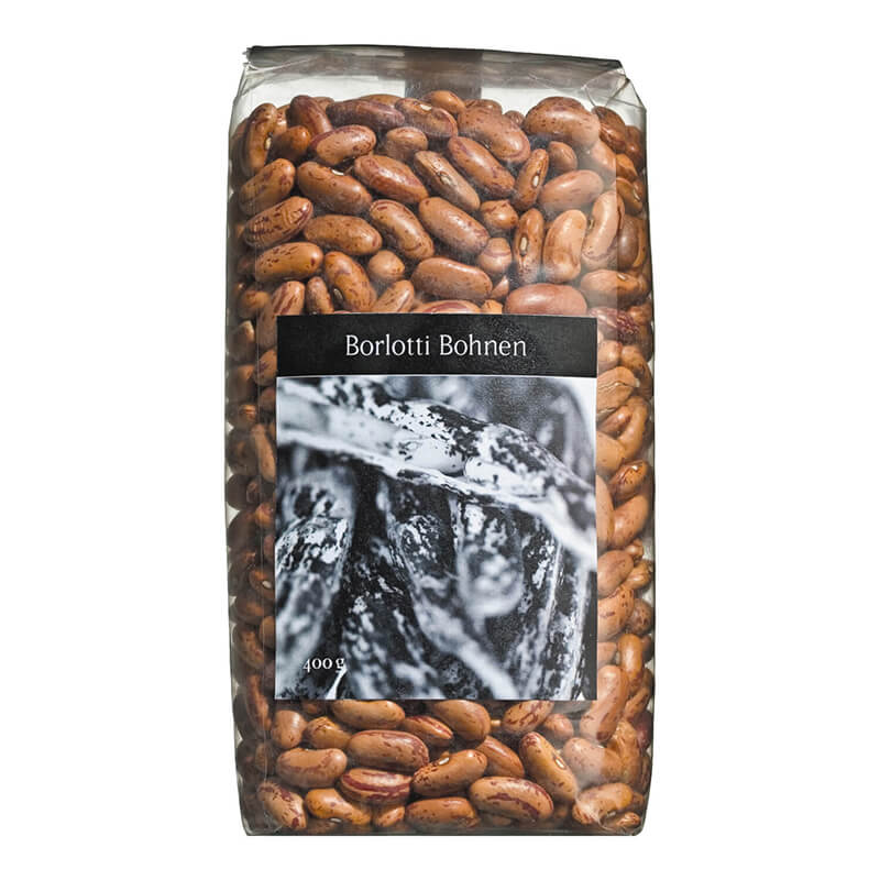 Borlotti Bohnen - gesprenkelte Wachtelbohnen, 400 g weitere Ansicht Borlotti Bohnen - gesprenkelte Wachtelbohnen, 400 g