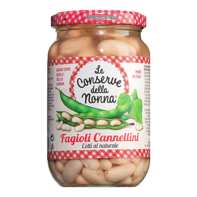 Cannellini - weiße Bohnen in Salzlake, 360 g