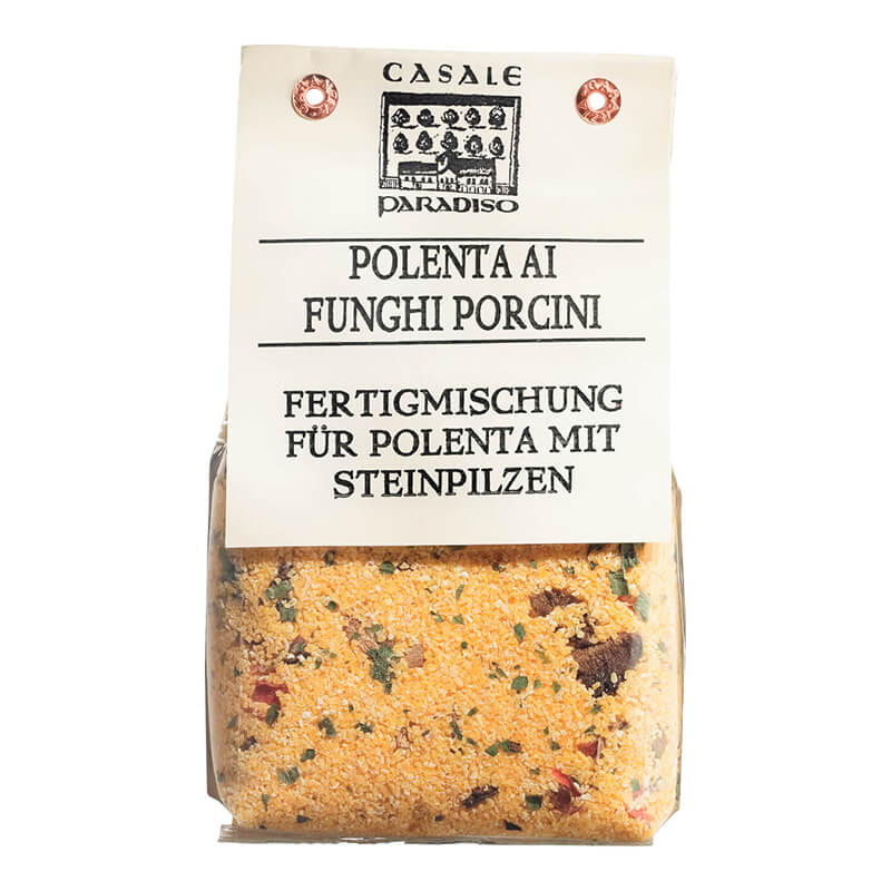 Polenta ai funghi porcini mit Steinpilzen von Casale Paradiso, 300 g weitere Ansicht Polenta ai funghi porcini mit Steinpilzen von Casale Paradiso, 300 g