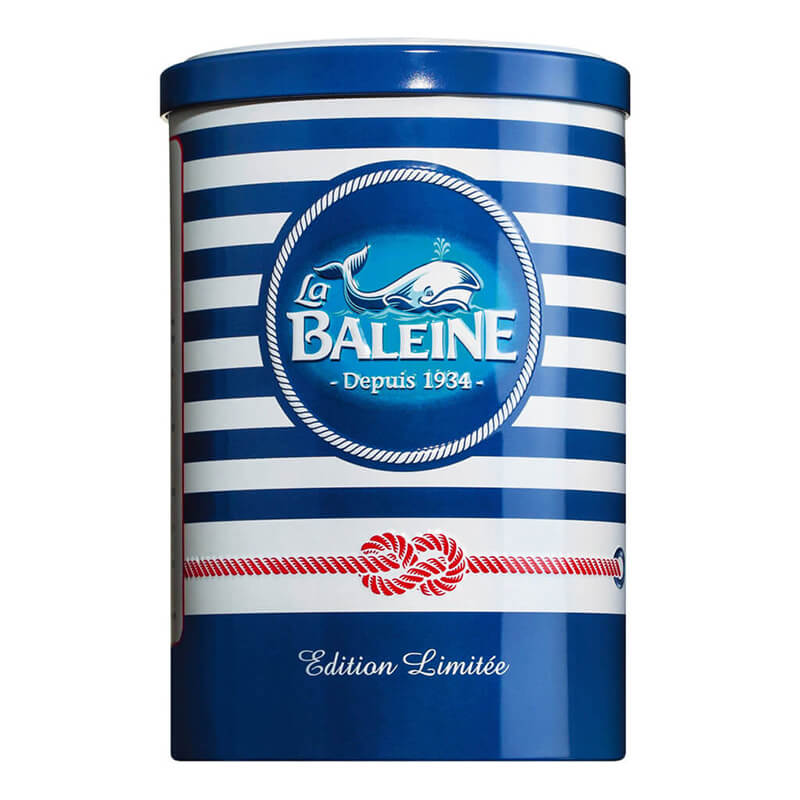 Baleine Meersalz grob in der Motivdose, 1 kg weitere Ansicht Baleine Meersalz grob in der Motivdose, 1 kg