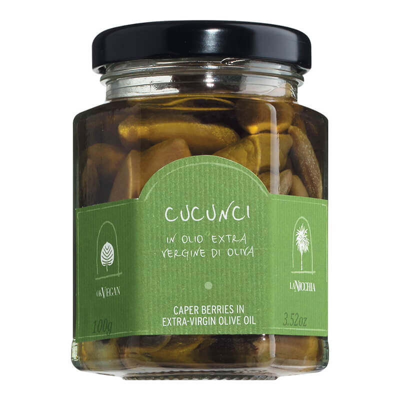 Kapernäpfel in nativem Olivenöl extra von La Nicchia, 100 g