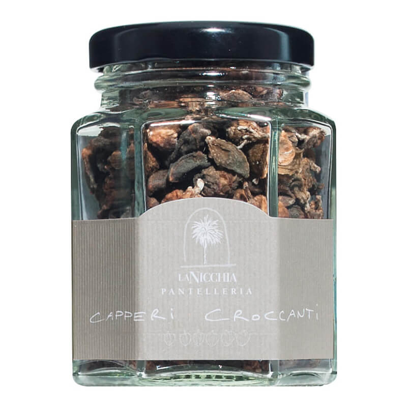 Capperi croccanti Kapern getrocknet von der Insel Pantelleria von La Nicchia, 30 g