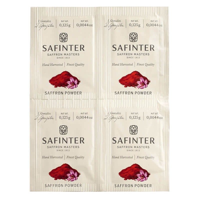Spanischer Safran - gemahlen im 4er Pack von Safinter, 0,5 g weitere Ansicht Spanischer Safran - gemahlen im 4er Pack von Safinter, 0,5 g