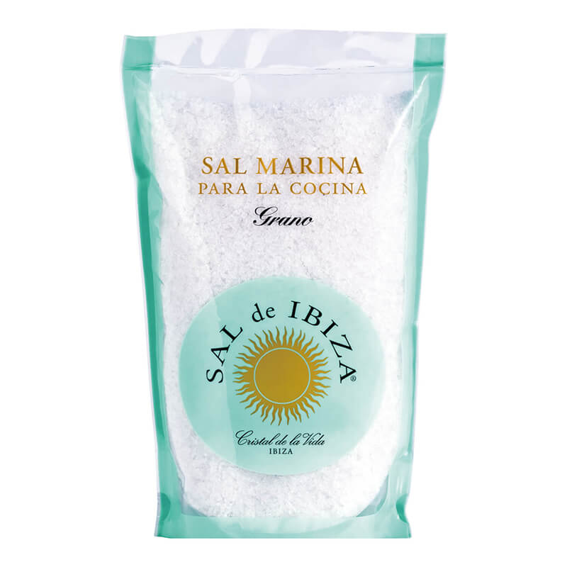 Naturbelassenes, grobes Meersalz ohne Zusatzstoffe von Sal de Ibiza, 1 kg