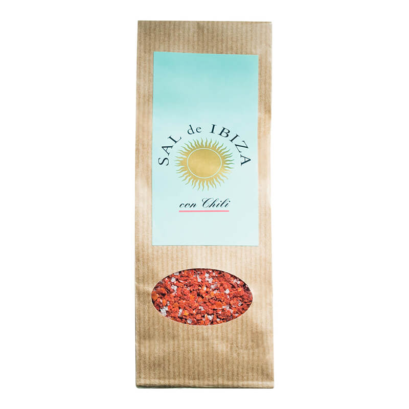 Meersalz mit Chili - Granito con chili von Sal de Ibiza, 150 g weitere Ansicht Meersalz mit Chili - Granito con chili von Sal de Ibiza, 150 g