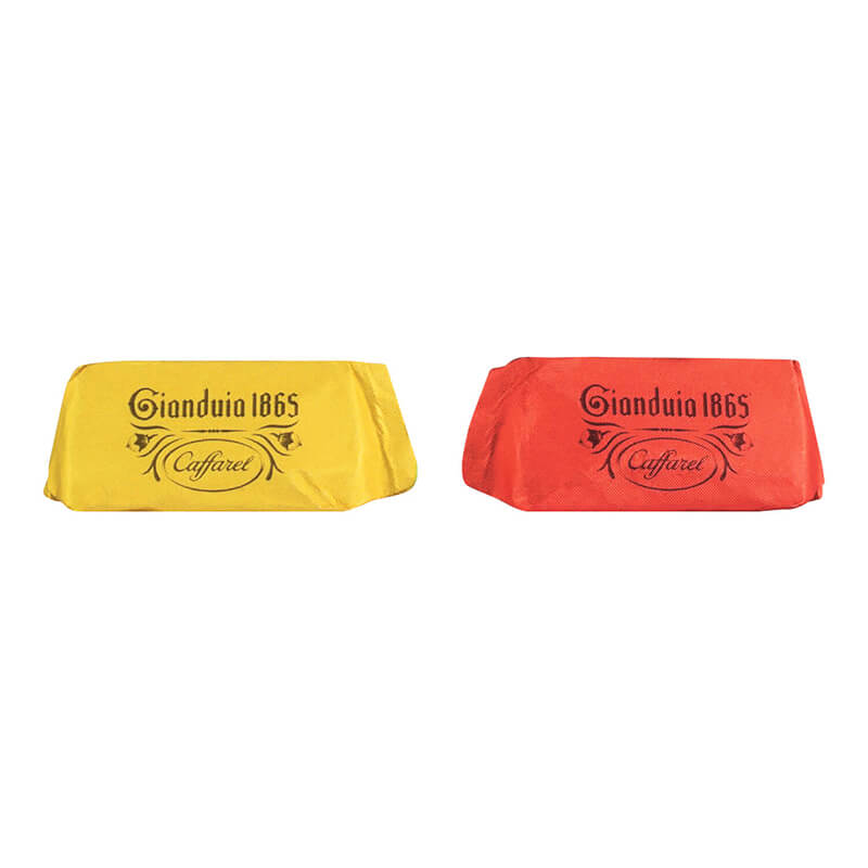 Gianduiotti Rainbow Haselnuss-Nougat-Pralinen von Caffarel, 100 g