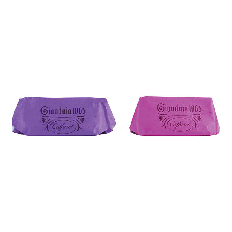 Gianduiotti Rainbow Haselnuss-Nougat-Pralinen von Caffarel, 100 g