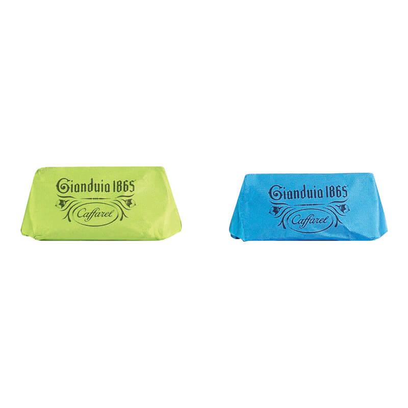 Gianduiotti Rainbow Haselnuss-Nougat-Pralinen von Caffarel, 100 g