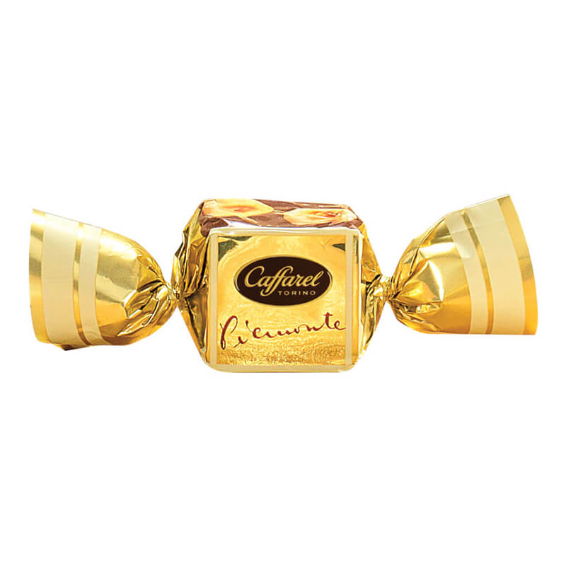 Vollmilch Gianduia- Würfel mit Haselnüssen aus dem Piemont von Caffarel, 100 g weitere Ansicht Vollmilch Gianduia- Würfel mit Haselnüssen aus dem Piemont von Caffarel, 100 g