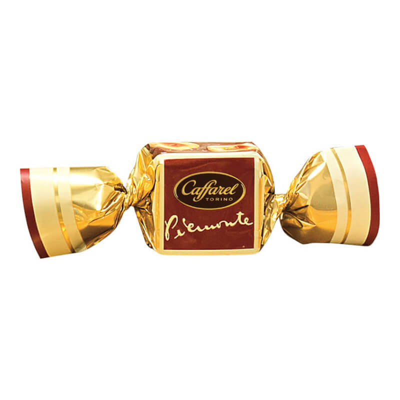 Zartbitter Gianduia- Würfel mit Haselnüssen aus dem Piemont von Caffarel, 100 g