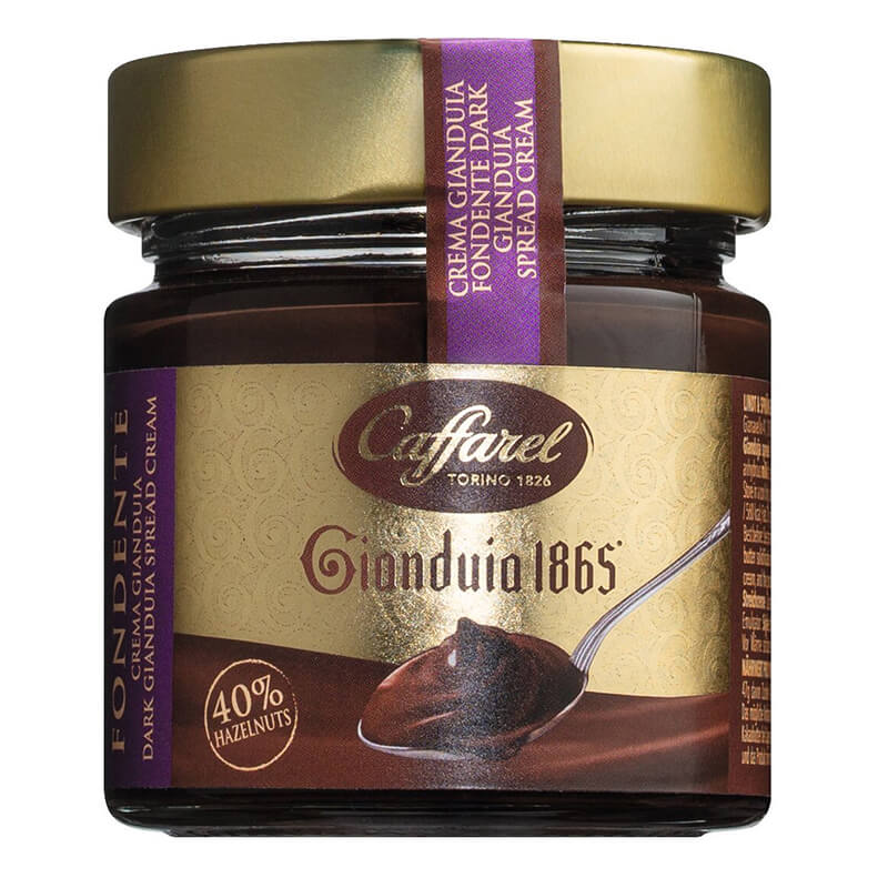 Gianduiacreme mit Zartbitterschokolade von Caffarel, 210 g weitere Ansicht Gianduiacreme mit Zartbitterschokolade von Caffarel, 210 g