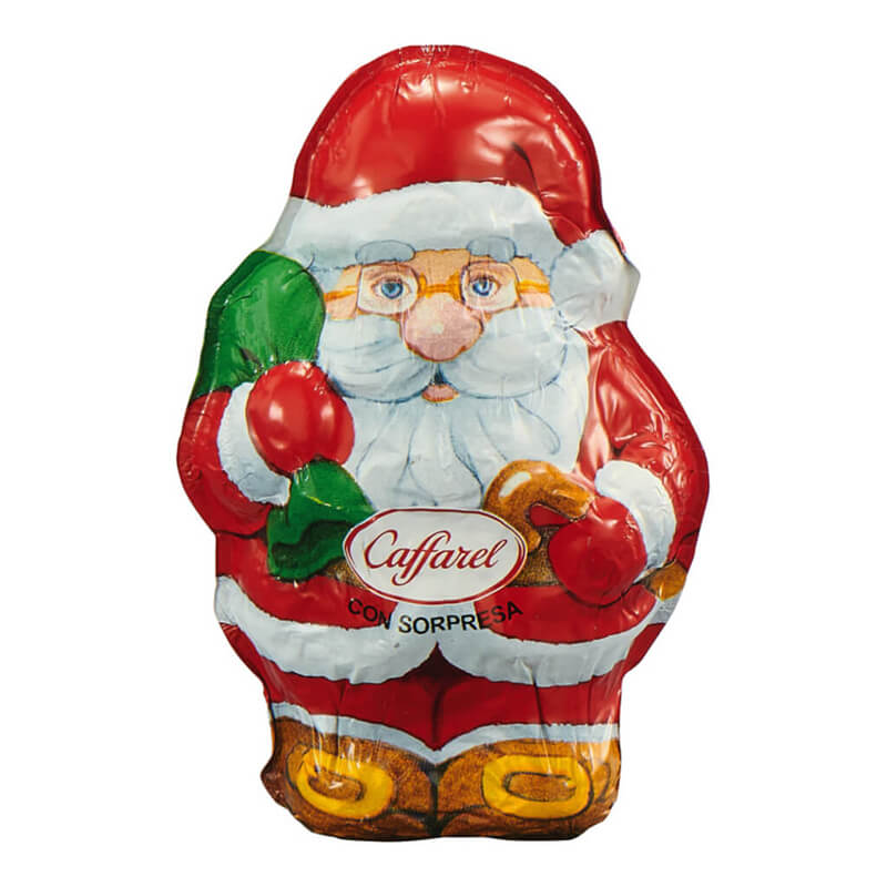 Weihnachtsmann aus Vollmilschokolade mit Überraschung von Caffarel, 100 g