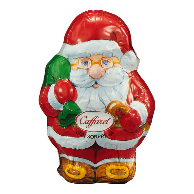 Weihnachtsmann aus Vollmilschokolade mit Überraschung von Caffarel, 100 g weitere Ansicht Weihnachtsmann aus Vollmilschokolade mit Überraschung von Caffarel, 100 g