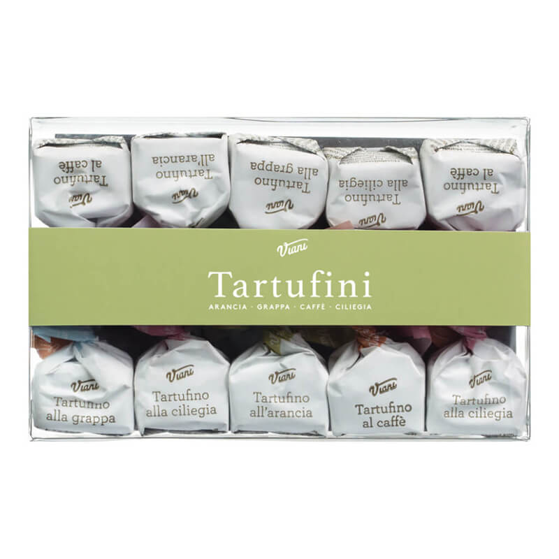 Tartufini dolci misti - Mini Schokoladentrüffel aromatisiert gemischt, 10er Packung, 70 g weitere Ansicht Tartufini dolci misti - Mini Schokoladentrüffel aromatisiert gemischt, 10er Packung, 70 g