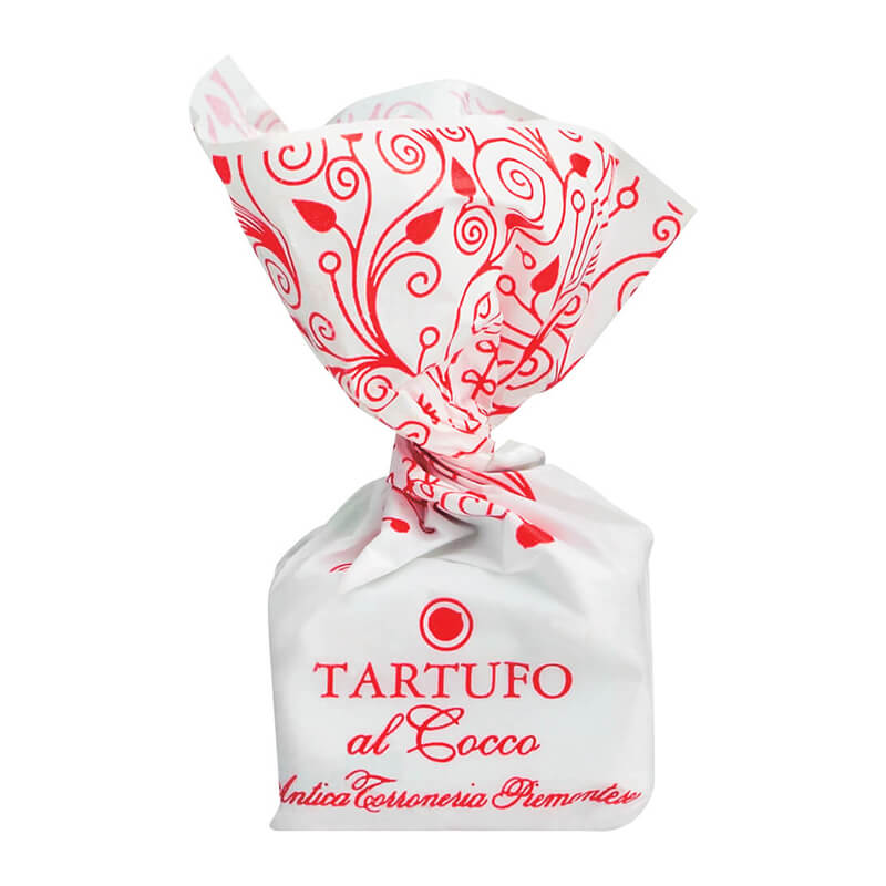 Tartufi dolci al cocco - weiße Trüffelpralinen mit Kokos von Antica Torroneria Piemontese, 1 kg