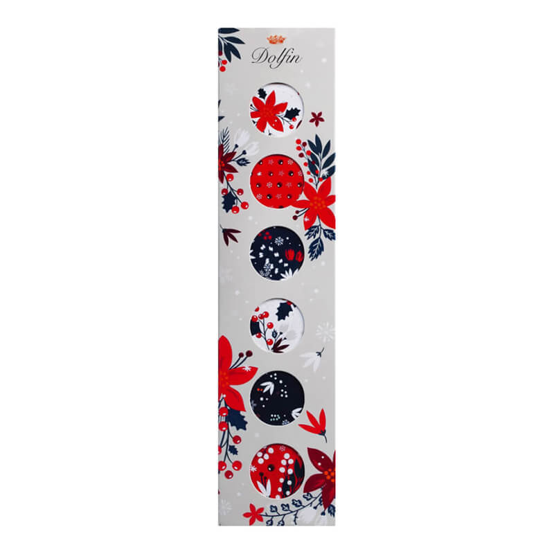 Dolfin Carré 18 - Winter Rose Geschenkpackung Minitafeln, 81 g weitere Ansicht Dolfin Carré 18 - Winter Rose Geschenkpackung Minitafeln, 81 g