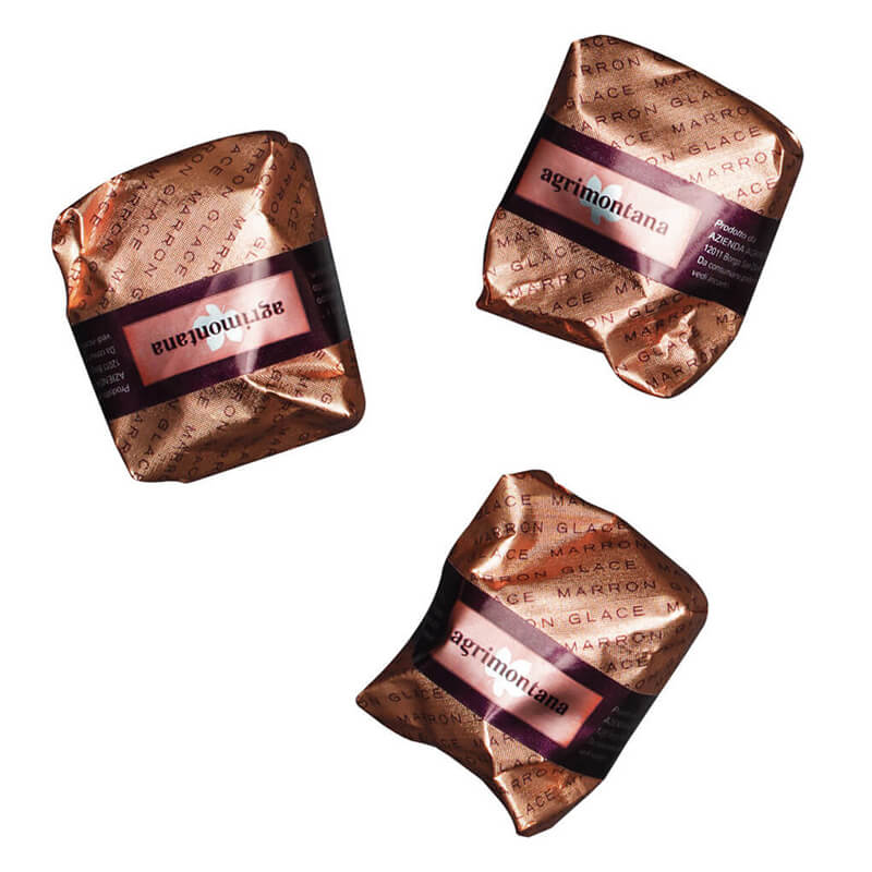 Marrons glacés - glasierte Maronen von Agrimontana, 18 g weitere Ansicht Marrons glacés - glasierte Maronen von Agrimontana, 18 g