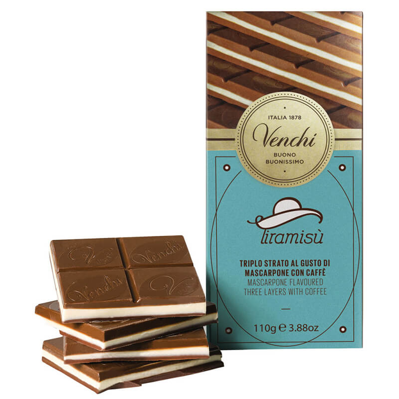 Tiramisu Schokolade mit Mascarponecreme und Kaffee von Venchi, 110 g