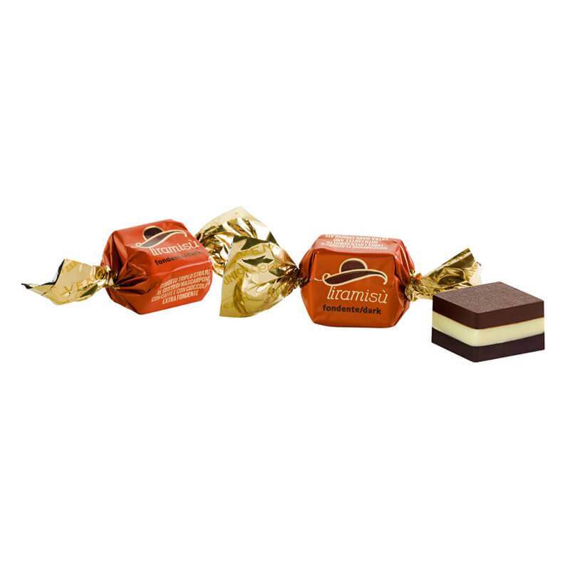 Dark Tiramisú Schichtpraline Zartbitter Kaffee-und Mascarponecreme von Venchi, 100 g weitere Ansicht Dark Tiramisú Schichtpraline Zartbitter Kaffee-und Mascarponecreme von Venchi, 100 g