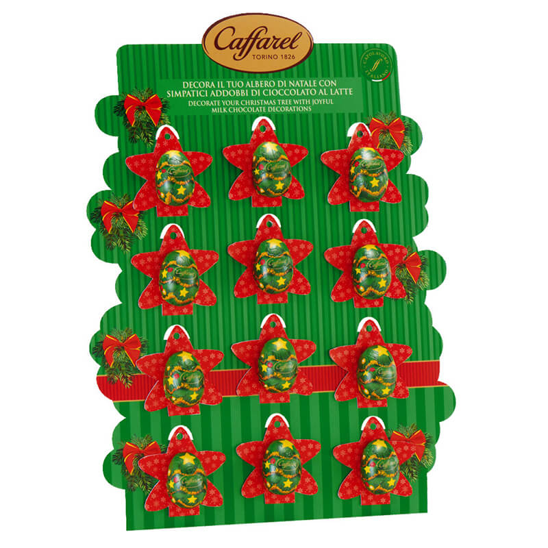 Weihnachtsbaum aus Milchschokolade zum Hängen von Caffarel, 10 g weitere Ansicht Weihnachtsbaum aus Milchschokolade zum Hängen von Caffarel, 10 g