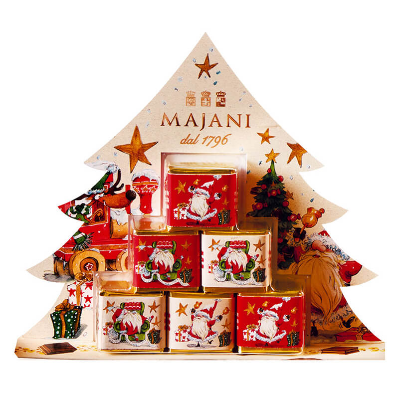Majani Schichtpralinen Geschenkpackung als Weihnachtsbaum, 61 g weitere Ansicht Majani Schichtpralinen Geschenkpackung als Weihnachtsbaum, 61 g