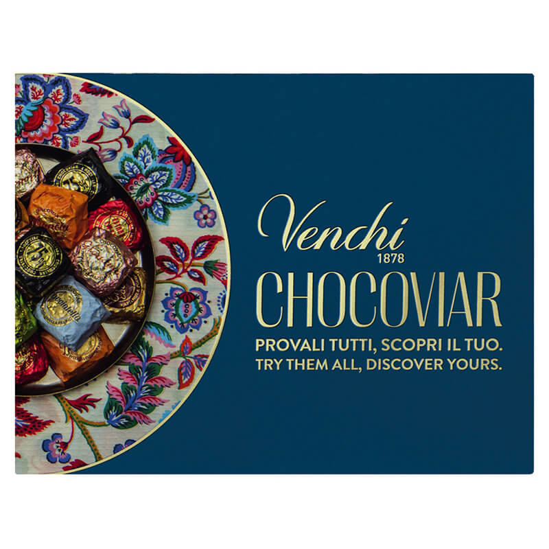 Mini-Pralinen Geschenkbox mit 9 Sorten von Venchi, 167 g weitere Ansicht Mini-Pralinen Geschenkbox mit 9 Sorten von Venchi, 167 g