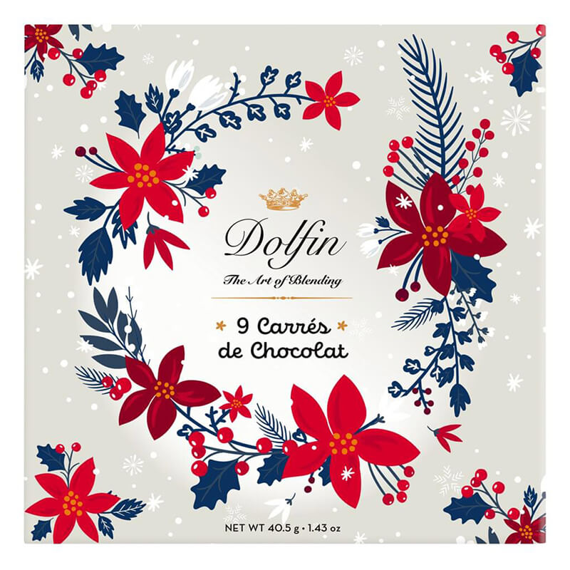 Dolfin 9 Carré Geschenkpackung Winter Flower, 40,5 g weitere Ansicht Dolfin 9 Carré Geschenkpackung Winter Flower, 40,5 g