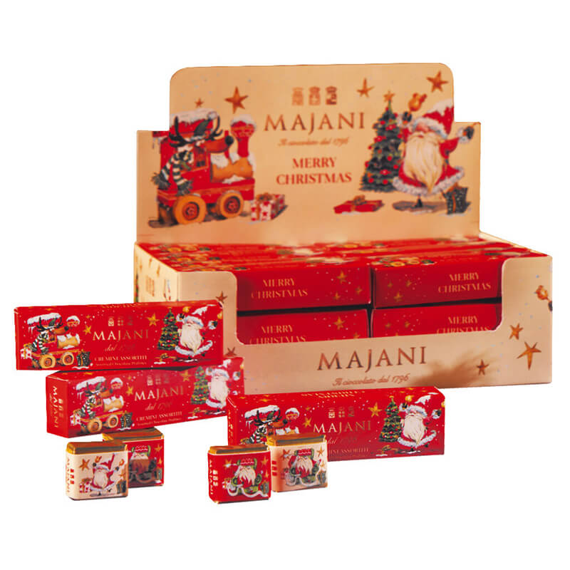 Majani Schichtpralinen Cremini Fiat in weihnachtlicher Geschenkpackung, 40,5 g