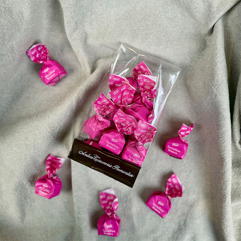 Tartufini dolci bianchi - weiße Mini Schokoladentrüffel, 100 g