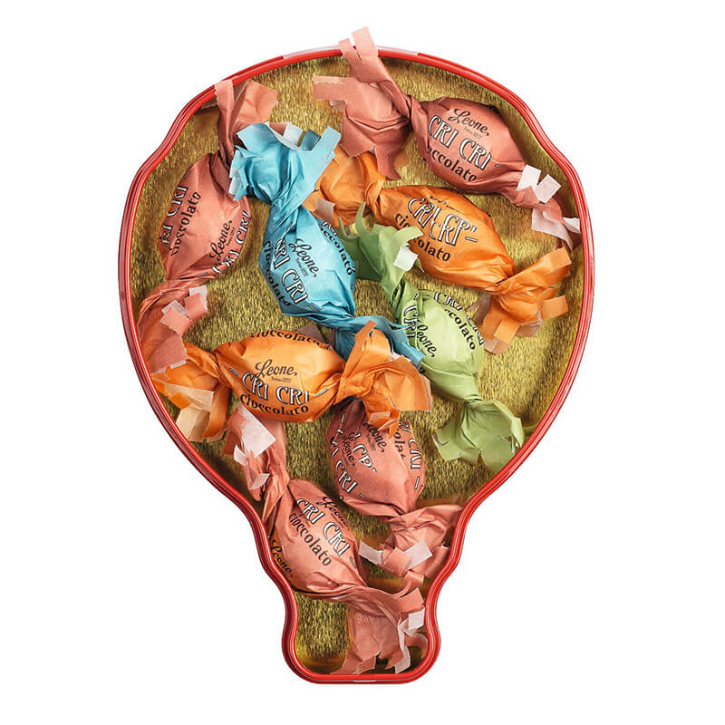 Hot air Baloon - Cri Cri Pralinen mit schokolierten Haselnüssen in Geschenkdose, 60 g