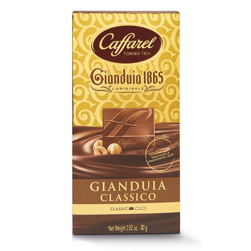 Vollmilchschokolade mit Gianduia von Caffarel, 80 g weitere Ansicht Vollmilchschokolade mit Gianduia von Caffarel, 80 g