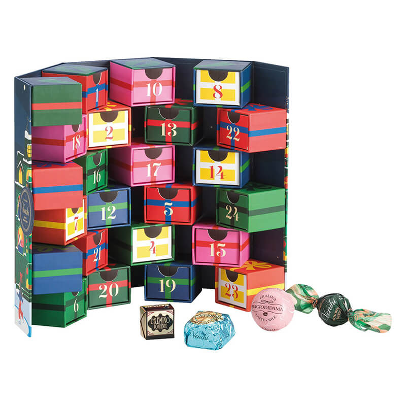 Adventskalender Prestige mit 24 Schubladen von Venchi, 310 g
