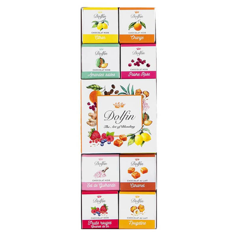 Dolfin Carré24 - die Geschenkidee - edle Schokoladenauswahl, 108 g weitere Ansicht Dolfin Carré24 - die Geschenkidee - edle Schokoladenauswahl, 108 g