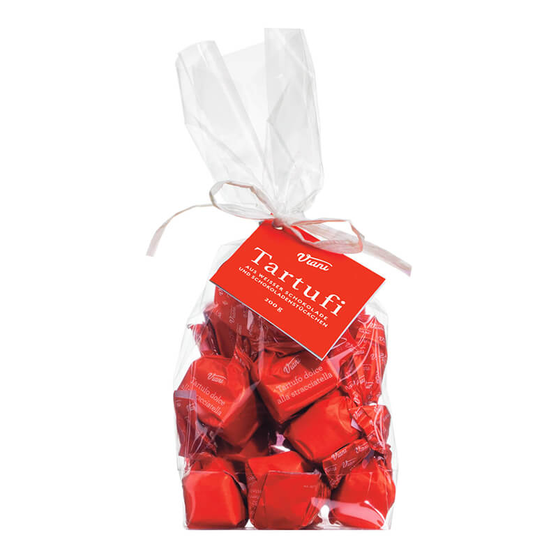 Tartufi dolci alla stracciatelle - weiße Trüffelpralinen mit Schokostückchen, 200 g weitere Ansicht Tartufi dolci alla stracciatelle - weiße Trüffelpralinen mit Schokostückchen, 200 g