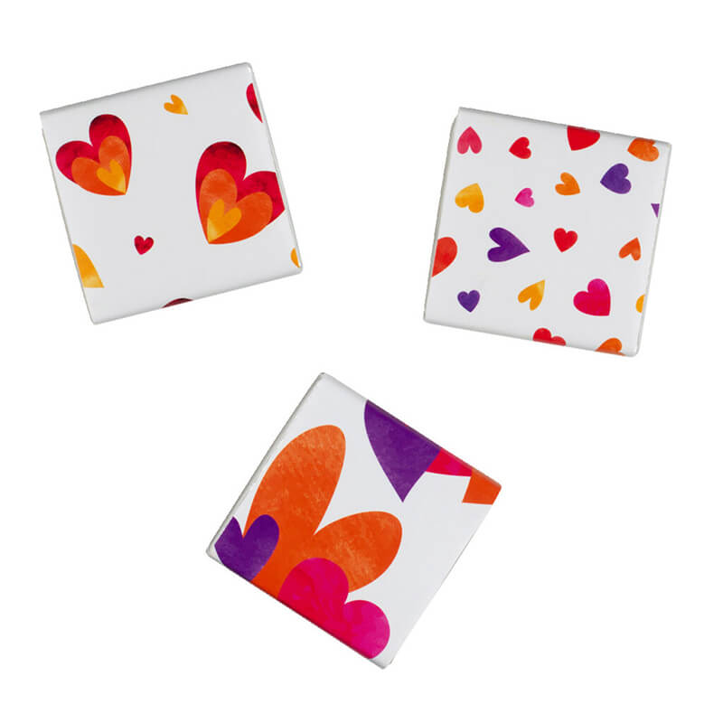 Dolfin Geschenkbox Love aus 9 Täfelchen verschiedener Schokoladen, 40 g weitere Ansicht Dolfin Geschenkbox Love aus 9 Täfelchen verschiedener Schokoladen, 40 g