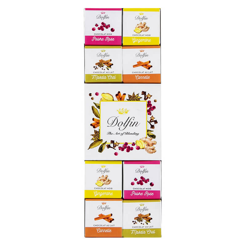 Dolfin 24 Minitafeln Geschenkpackung, 108 g weitere Ansicht Dolfin 24 Minitafeln Geschenkpackung, 108 g