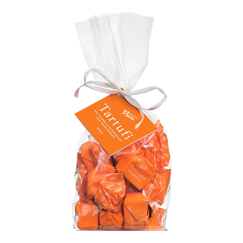 Tartufi dolci al gianduja - Trüffelpralinen mit Gianduja, 200 g weitere Ansicht Tartufi dolci al gianduja - Trüffelpralinen mit Gianduja, 200 g