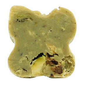 Tartufini dolci al pistacchio - helle Mini Schokoladentrüffel mit Pistazien von Antica Torroneria Piemontese, 100 g weitere Ansicht Tartufini dolci al pistacchio - helle Mini Schokoladentrüffel mit Pistazien von Antica Torroneria Piemontese, 100 g