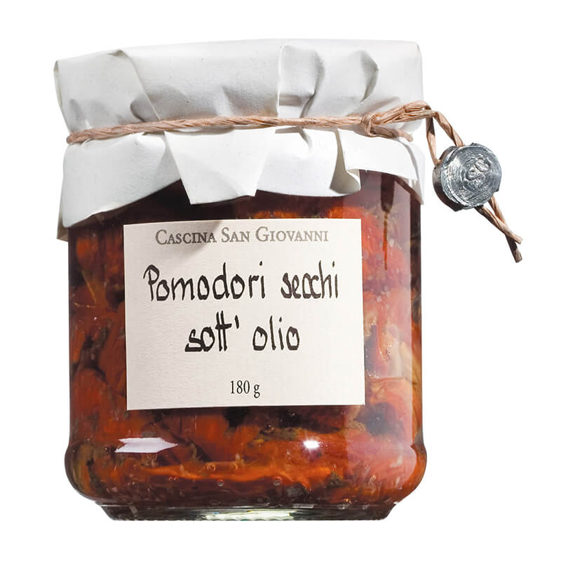 Getrocknete Tomaten in Olivenöl von Cascina San Giovanni, 180 g